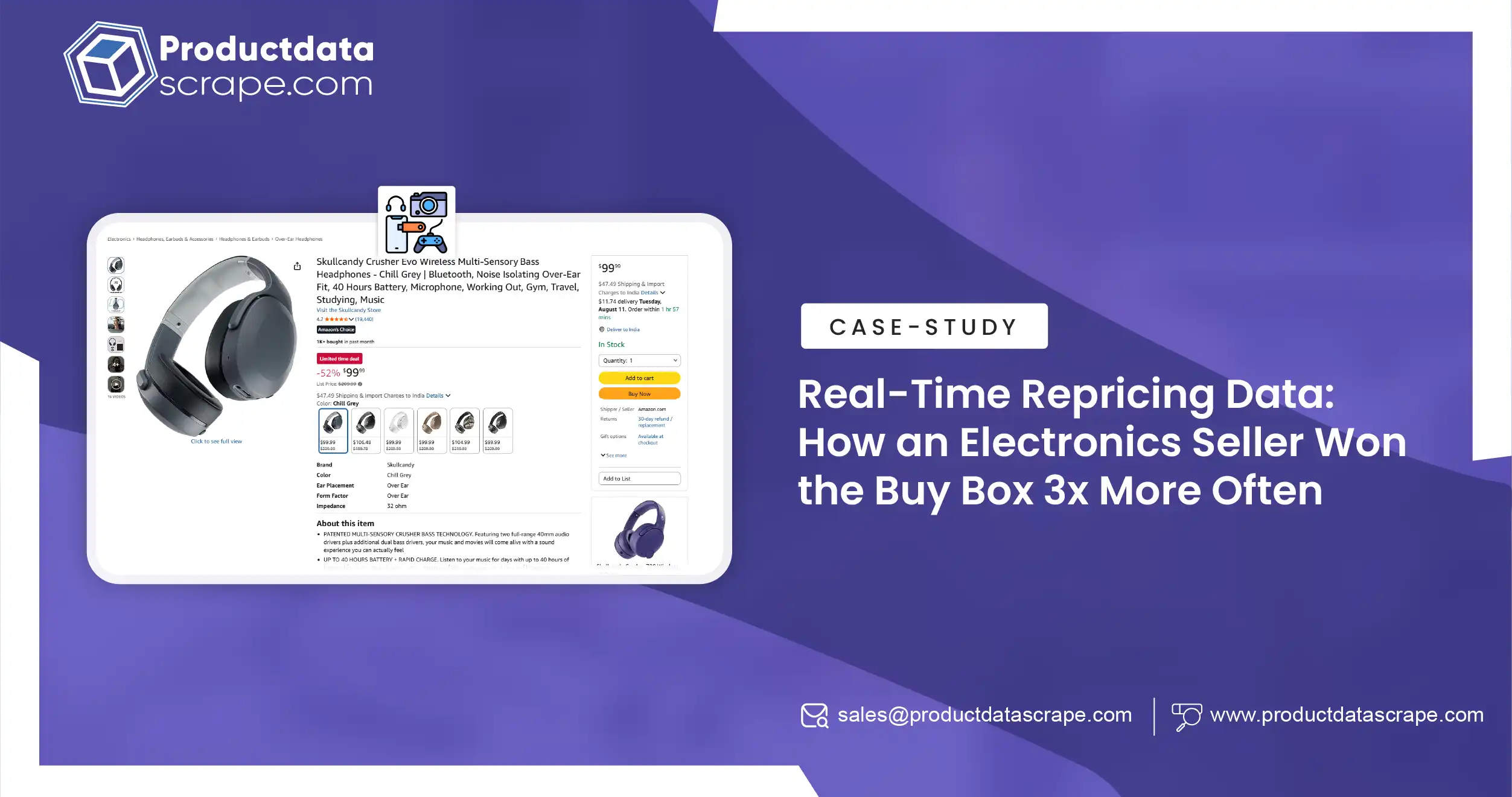 Real-Time Repricing Data: How an Electronics Seller Won the Buy Box 3x More Often